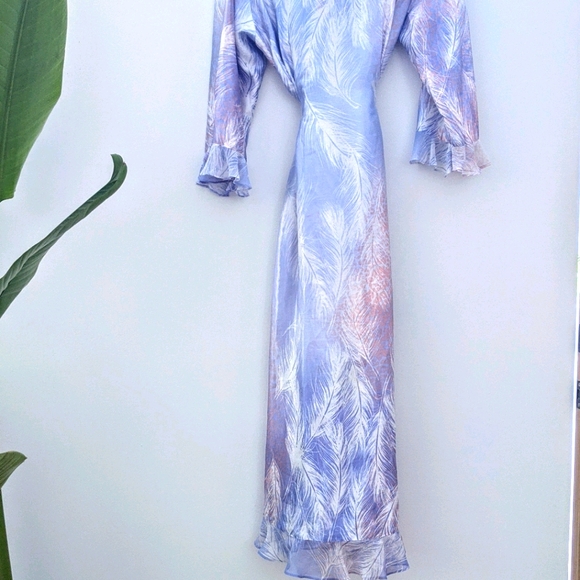 🖤 Oscar de la Renta Satin Robe - Picture 4 of 8